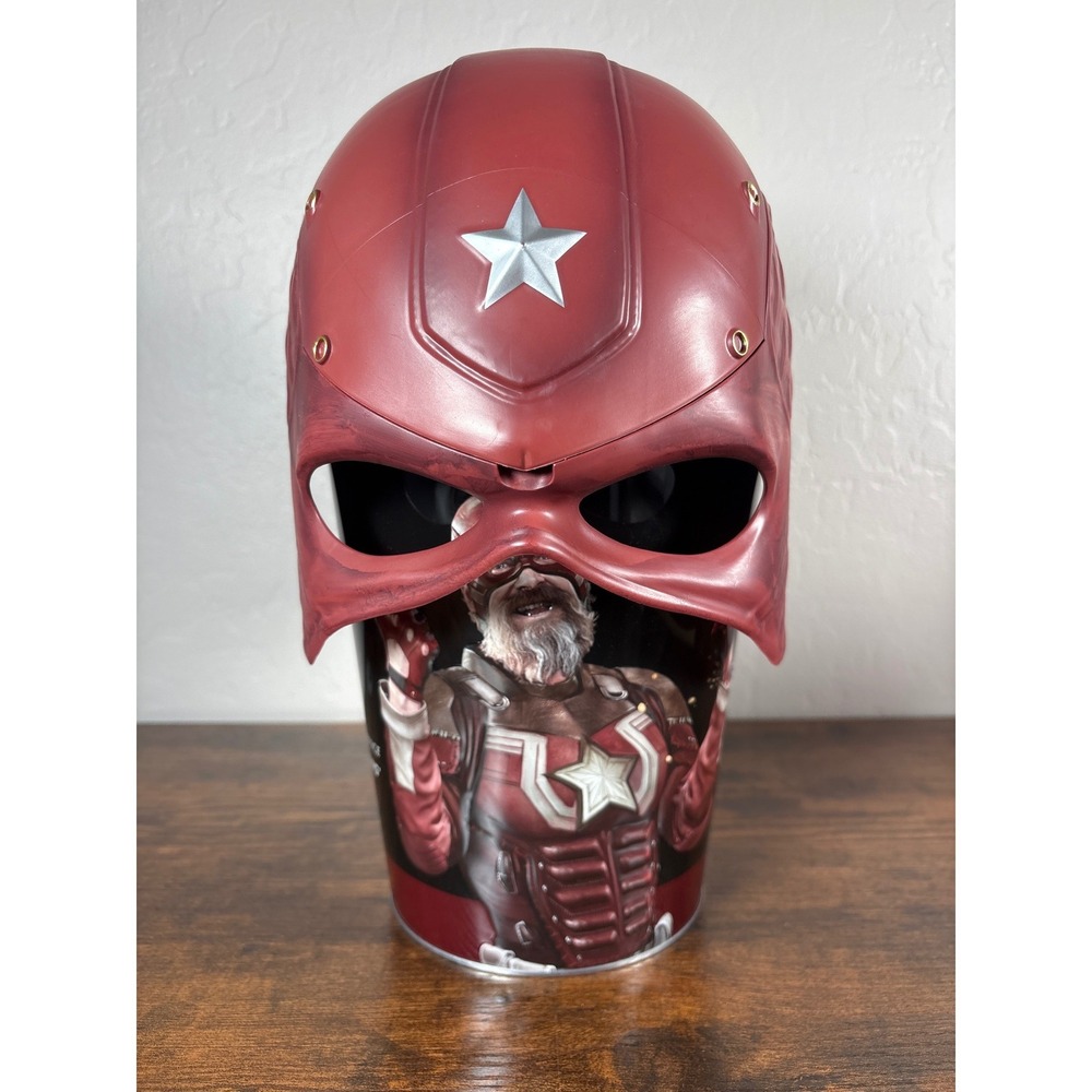 Marvel Studios Thunderbolts‎ Red Guardian Popcorn Bucket 130oz Helmet Tin MCU